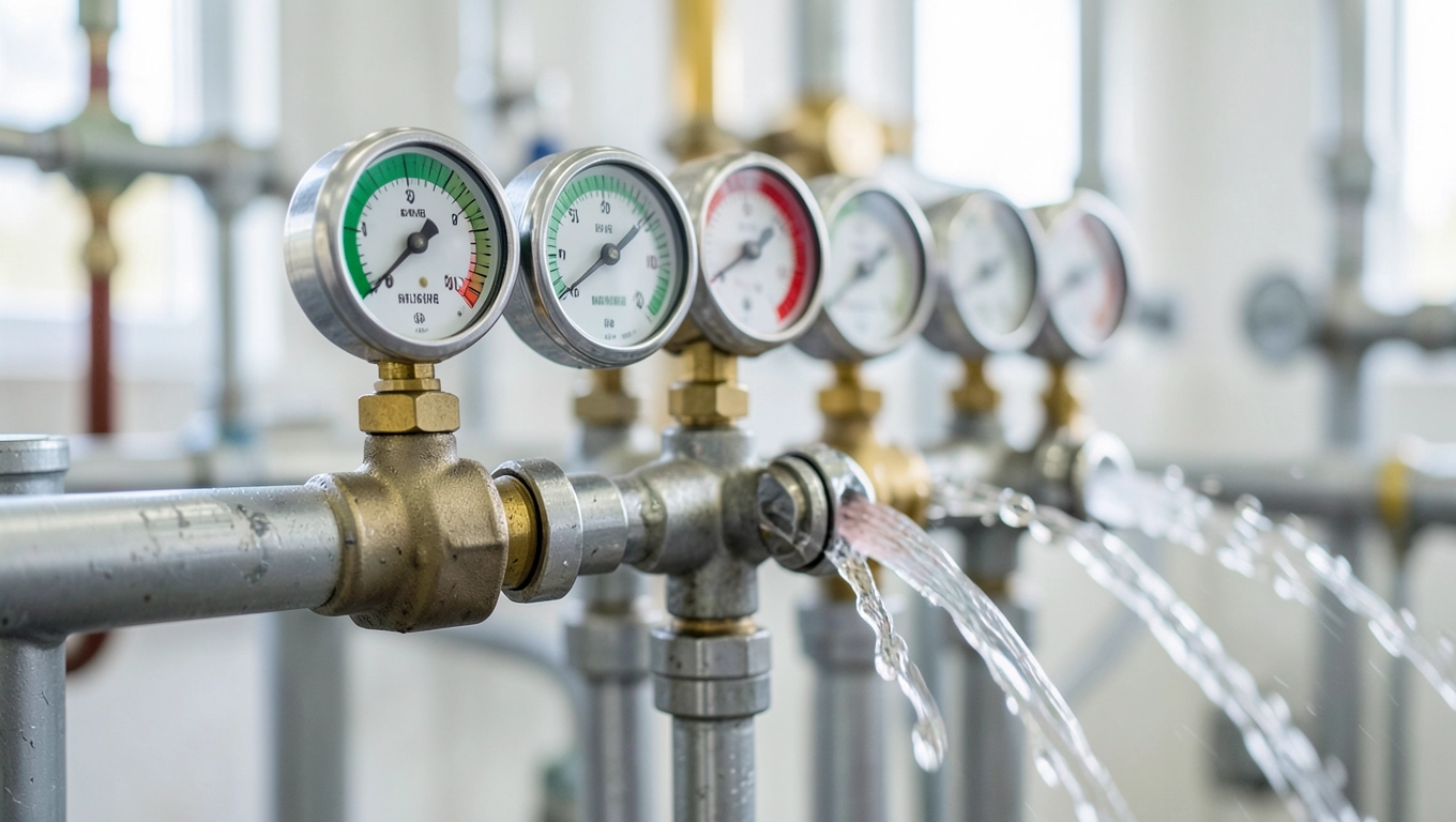 Ciśnienie wody w sieci wodociągowej normy