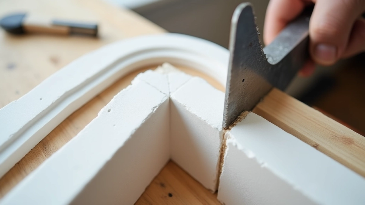 jak dociąć listwy sufitowe w narożnikach wewnętrznych bez skrzynki