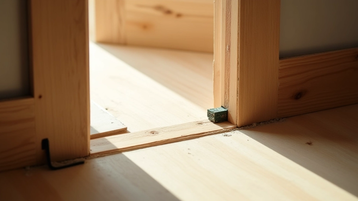 jak dociąć panele przy drzwiach