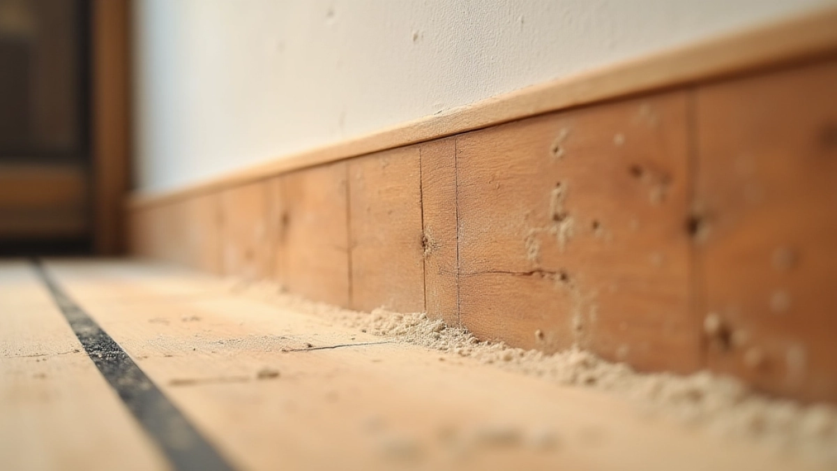 Jak dociąć panele przy ścianie