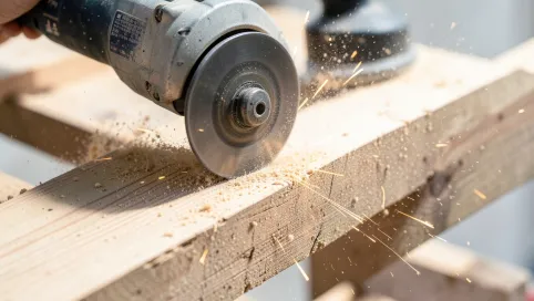 Jak szlifować drewno szlifierką kątową