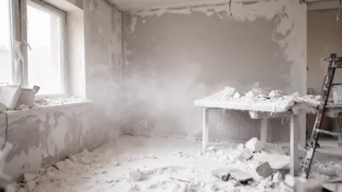 jak usunąć pył po szlifowaniu gładzi