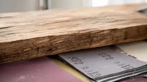 jakim papierem szlifować drewno przed malowaniem